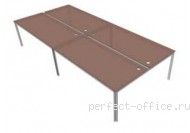 Стол для переговоров (стекло) KLVT 220 - Мебель X4 / Икс4