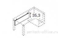 Передняя панель к столу 160 HN4025 026 - Кабинет HaN / ХаН
