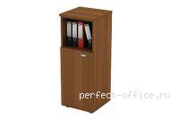 Шкаф для документов средний узкий полузакрытый ПФ766 - Мебель Профи