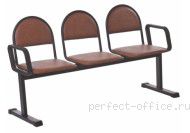 Тройка 2П 2П СМ92/6-03 - Многоместные кресла для приемных и холлоk