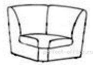 Угловой модуль Угловой модуль - Диваны и кресла Лагуна