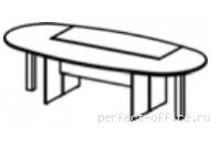Стол для переговоров овальный 280 PRC 100/1 - Мебель Practic / Практик 