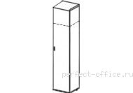 Гардероб узкий PRC 230/1 - Мебель Practic / Практик 