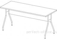 Стол на металлокаркасе 160 PRC 201 met - Мебель Practic / Практик 