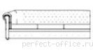 Трёхместный модуль (левый, правый) Модуль 3х местный