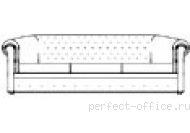 Диван 3-х местный Диван 3х местный - Диваны и кресла Chesterton / Честертон
