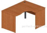 Стол эргономичный правый на панельном каркасе-140x115 ФС111 - Мебель Матрица