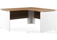 Стол эргономичный, ассиметр., бок. 60/80 см, левый, 160 TES284162 - Мебель Tess