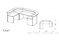 Комплект Ergo 33 - Стойка-ресепшн Ergo / Эрго