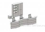 Комплект Abako 04 - Стойка-ресепшн Abako / Абако