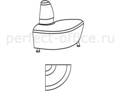 Кресло угловое