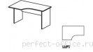 Стол на панельном каркасе левый СТ3-14L
