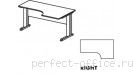 Стол на L-образном металлическом каркасе правый ER05 1311-R