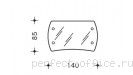 Стеклянная столешница для L-образного каркаса 345140