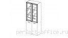 Двери стеклянные для комбинированного шкафа ДШД16 08К