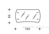 Стеклянная столешница для A-образного каркаса 346160 - Кабинет Berlin director / Берлин директор