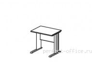 Стол на L-образном металлическом каркасе EM103 - Мебель Ergo / Эрго