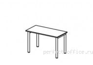 Стол на H-образном металлическом каркасе ER01 0909 - Мебель Ergo / Эрго