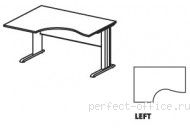 Стол на L-образном металлическом каркасе левый EM125-L - Мебель Ergo / Эрго