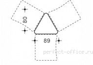 Столешница соединительного элемента для прямоугольных столов 850 340386 - Мебель Berlin / Берлин