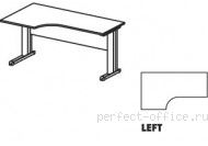 Стол на L-образном металлическом каркасе левый ER05 1311-L - Мебель Ergo / Эрго
