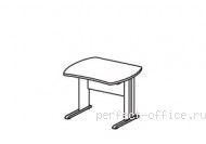 Симметричный стол на L-образном металлическом каркасе B 152 - Мебель Berlin / Берлин