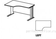 Стол на L-образном металлическом каркасе левый ER05 1309-L - Мебель Ergo / Эрго