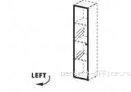Дверь стеклянная для высокого шкафа 152537-L - Кабинет Boston / Бостон