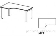 Стол на H-образном металлическом каркасе левый ER05 0912 - Мебель Ergo / Эрго