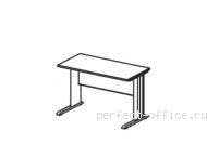 Стол на L-образном металлическом каркасе EM105 - Мебель Ergo / Эрго