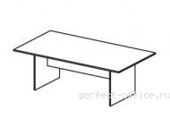Конференц-стол на панельном каркасе CT5-22 - Мебель Ergo / Эрго