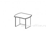 Симметричный стол на панельном каркасе BR03.0205 - Мебель Berlin / Берлин
