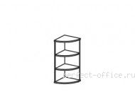 Стеллаж угловой 3 уровня СФ 46 - Мебель Ergo / Эрго