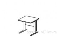 Стол на L-образном металлическом каркасе EM107 - Мебель Ergo / Эрго