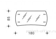 Стеклянная столешница для A-образного каркаса 346180 - Кабинет Berlin director / Берлин директор