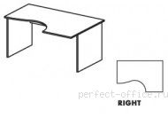 Стол на панельном каркасе правый СТ4-16R - Мебель Ergo / Эрго