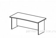 Прямоугольный стол на панельном каркасе BR02 0213 - Мебель Berlin / Берлин