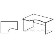 Стол рабочий угловой 29s004 - Мебель Uno / Уно