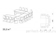 Комплект Prestige 08 - Столы для переговоров Prestige / Престиж