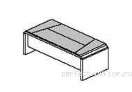 Стол письменный Q231G.N - Кабинет Quaranta manager / Кваранта менеджер
