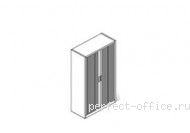 Шкаф-жалюзи - серый-алюминий MEME 5114793G02 - Мебель StartUp / СтартАп