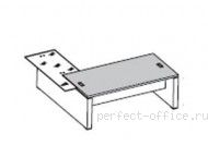 Стол письменный с приставкой SX 117 1206 EB 02 - Кабинет Ego / Эго