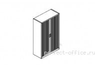 Шкаф-жалюзи-серый алюминий R200 MeMe 5114980MEME - Мебель StartUp / СтартАп