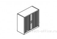 Шкаф-жалюзи-серый алюминий MEME 5116001 - Мебель StartUp / СтартАп