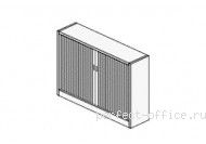 Шкаф-жалюзи-серый алюминий MEME 5116002 - Мебель StartUp / СтартАп