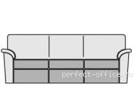 Диван трехместный Par-3 - Диваны и кресла Парламент